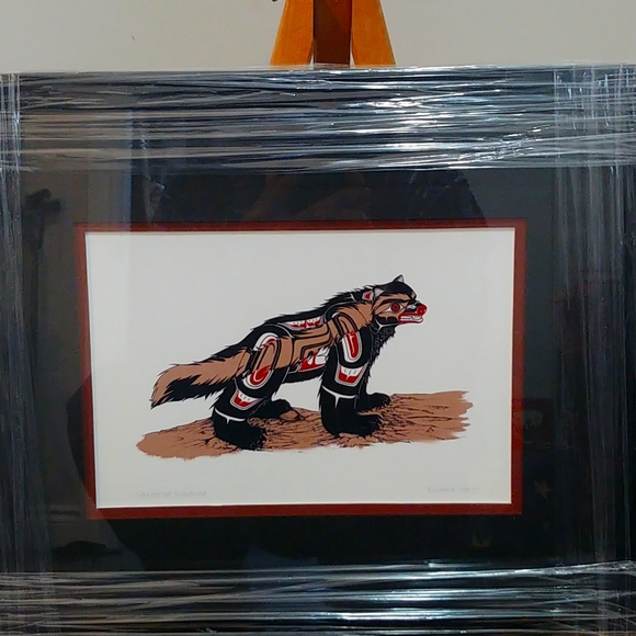 Canadian Native art print - Territorial wolverine - Picture 3 of 4